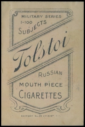 T79 Military Tolstoi Cigarettes